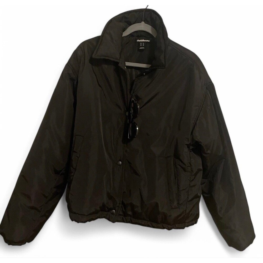 XL Black Charlotte Russe Women’s Puffer Jacket (Fits like Large)